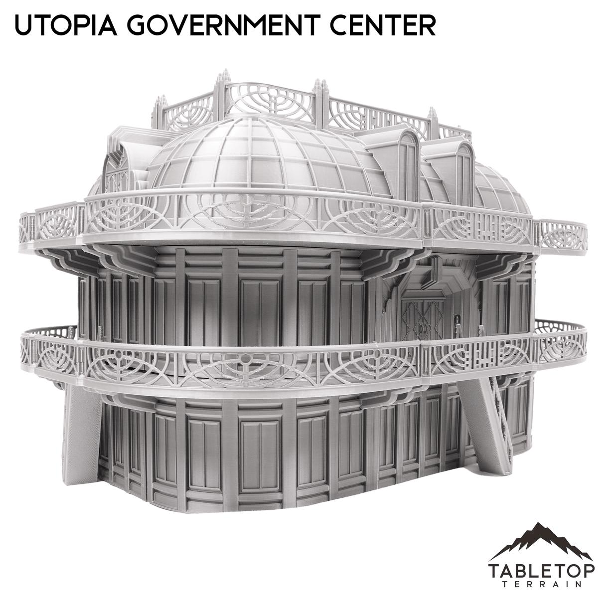 Tabletop Terrain Building Utopia Government Center Inspired by Theed