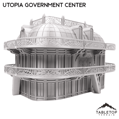 Tabletop Terrain Building Utopia Government Center Inspired by Theed