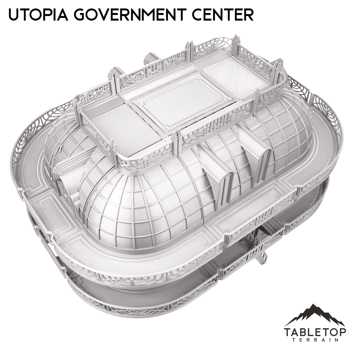 Tabletop Terrain Building Utopia Government Center Inspired by Theed