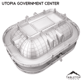 Tabletop Terrain Building Utopia Government Center Inspired by Theed