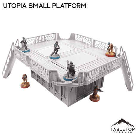 Tabletop Terrain Building Utopia Small Platform Inspired by Theed