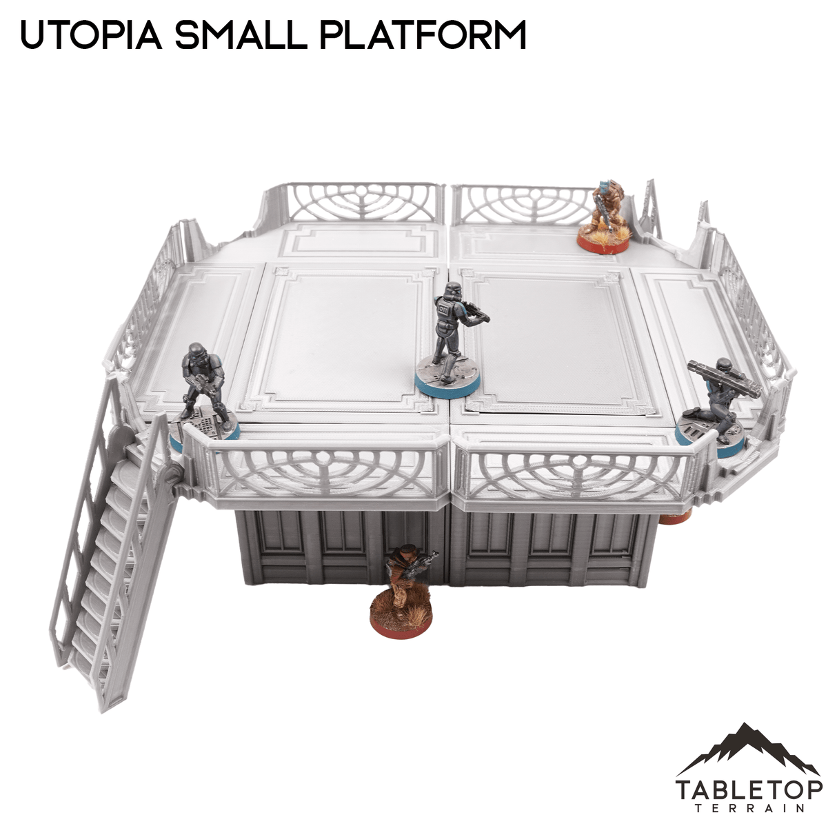 Tabletop Terrain Building Utopia Small Platform Inspired by Theed