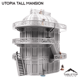 Tabletop Terrain Building Utopia Tall Mansion Inspired by Theed