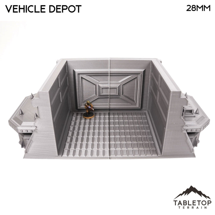 Tabletop Terrain Building Vehicle Depot
