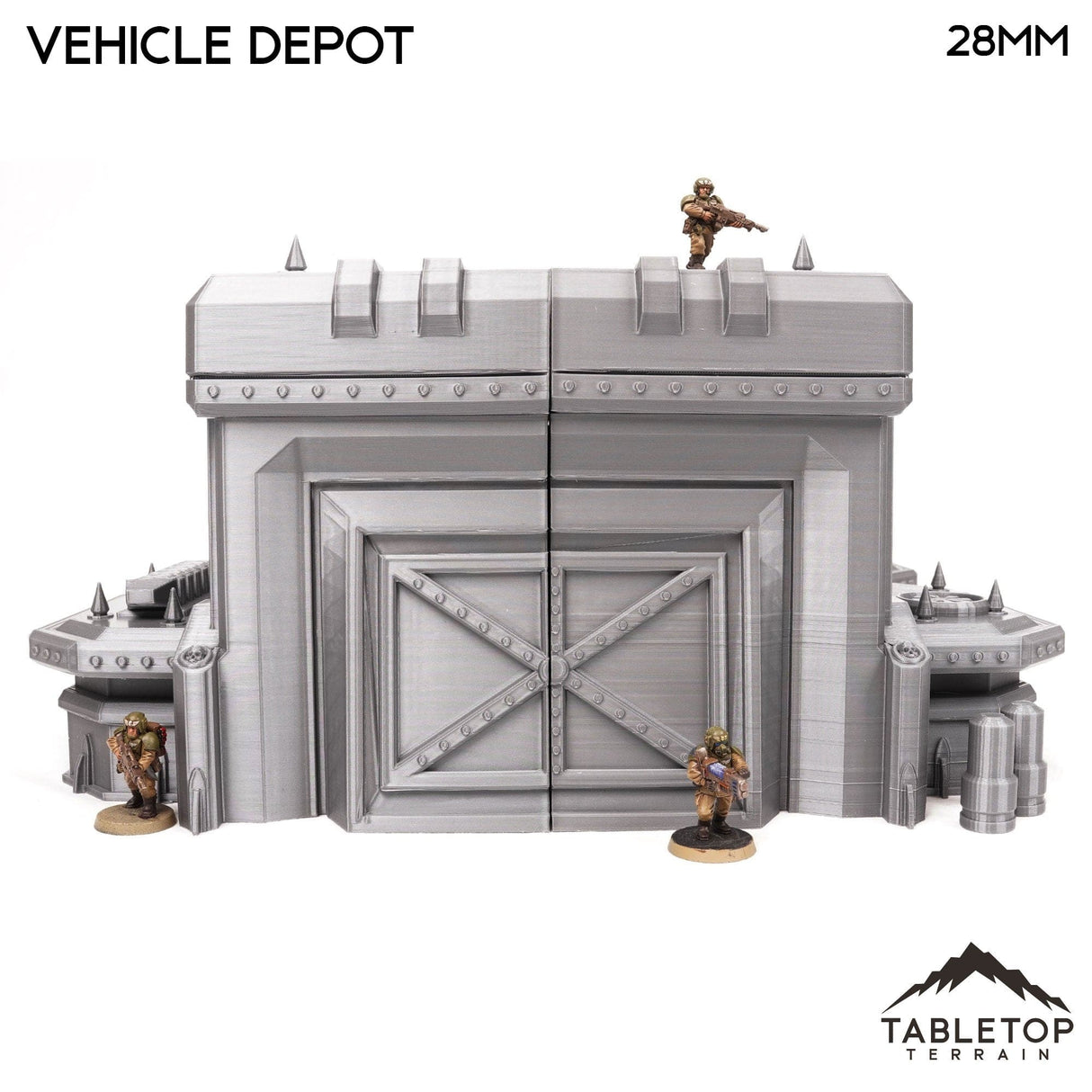 Tabletop Terrain Building Vehicle Depot