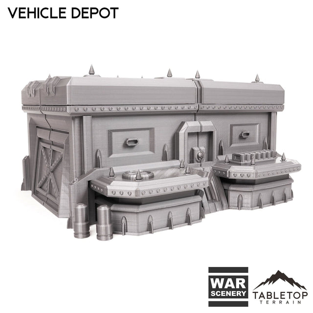 Tabletop Terrain Building Vehicle Depot