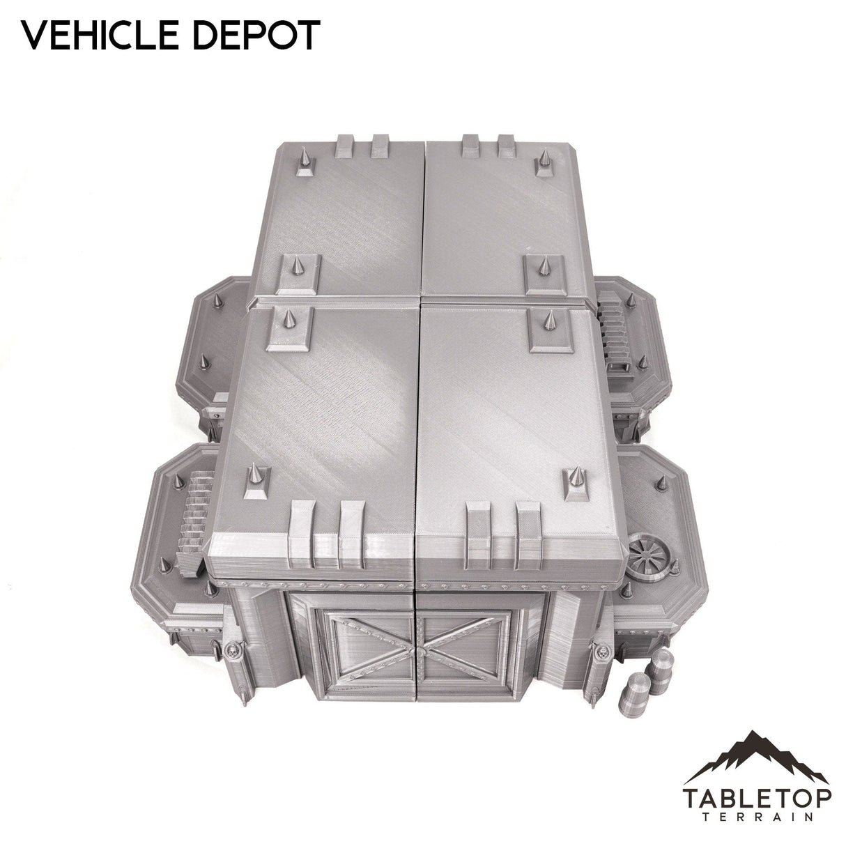 Tabletop Terrain Building Vehicle Depot