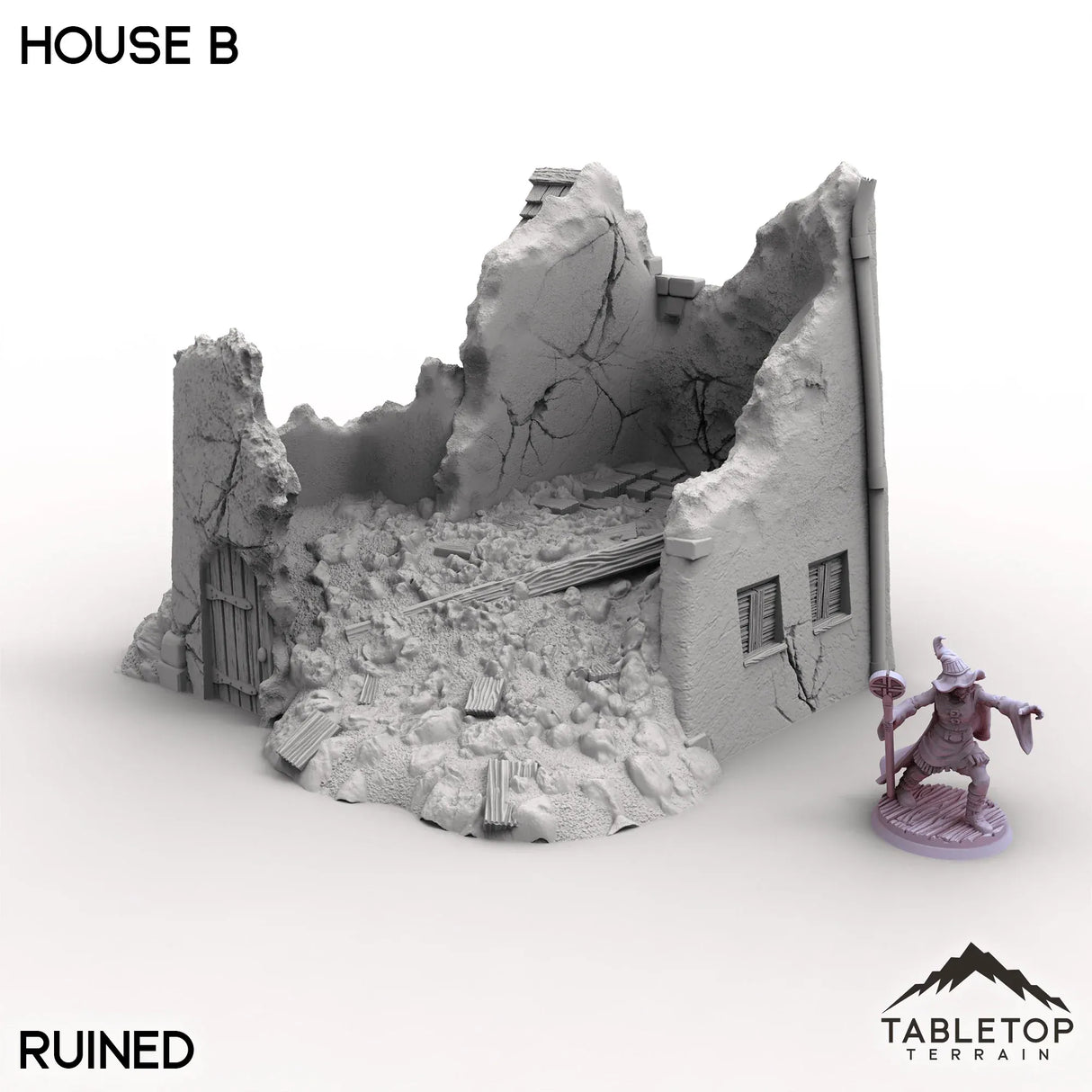 Tabletop Terrain Building Vexed Village - House B