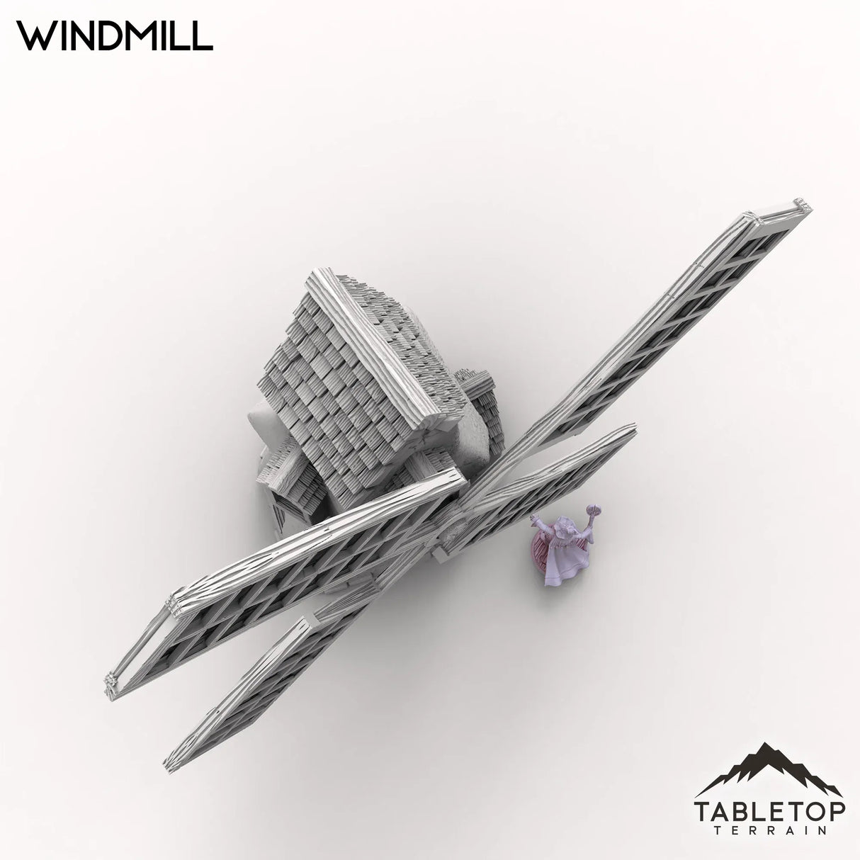 Tabletop Terrain Building Vexed Village - Windmill