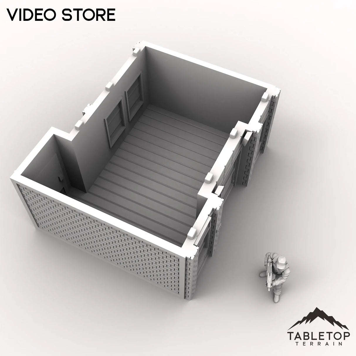 Tabletop Terrain Building Video Store - MCP Building