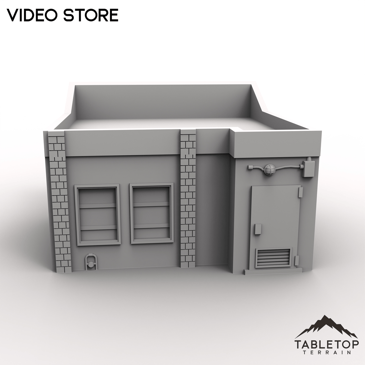 Tabletop Terrain Building Video Store - MCP Building