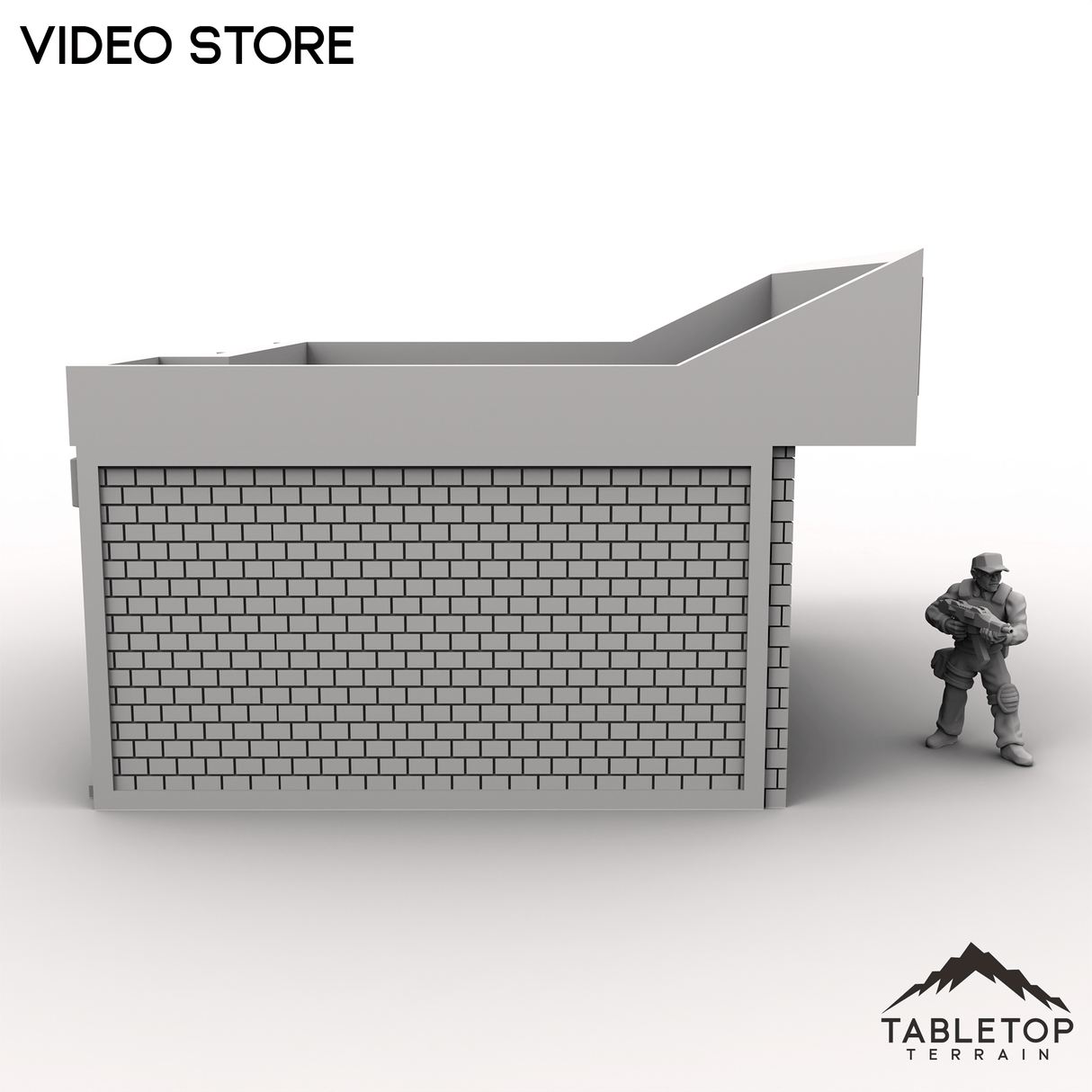 Tabletop Terrain Building Video Store - MCP Building