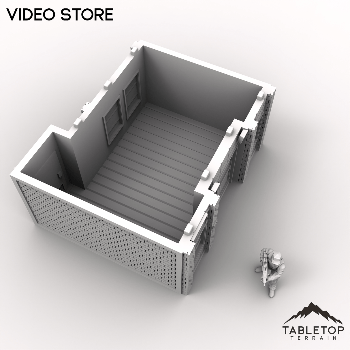 Tabletop Terrain Building Video Store - MCP Building