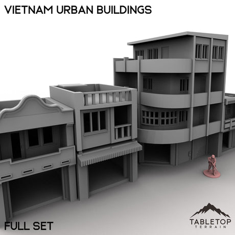 Tabletop Terrain Building Vietnam Urban Buildings