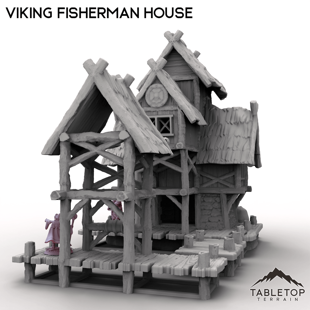 Tabletop Terrain Building Viking Fisherman House