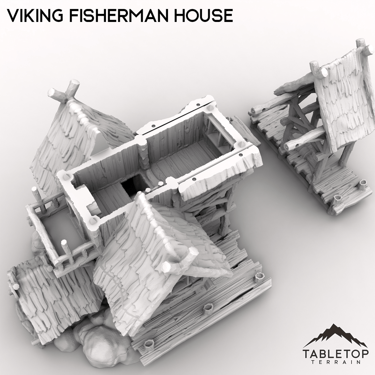 Tabletop Terrain Building Viking Fisherman House