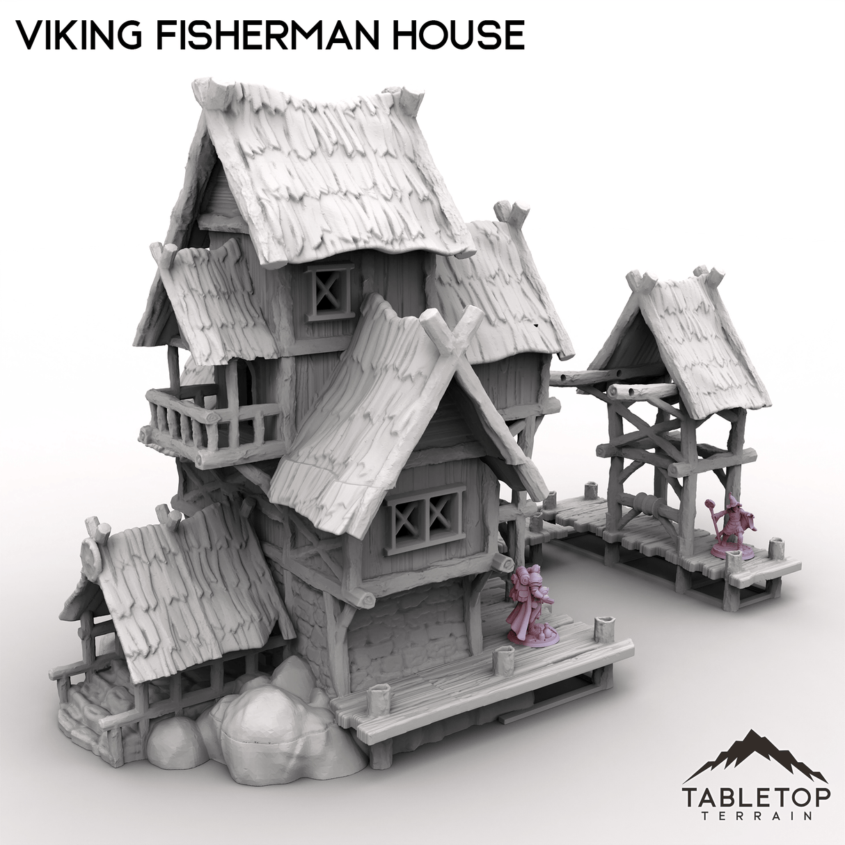 Tabletop Terrain Building Viking Fisherman House