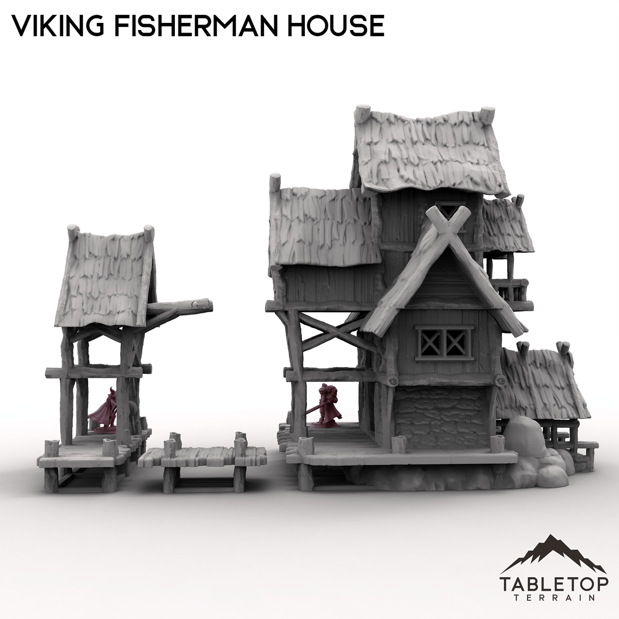 Tabletop Terrain Building Viking Fisherman House