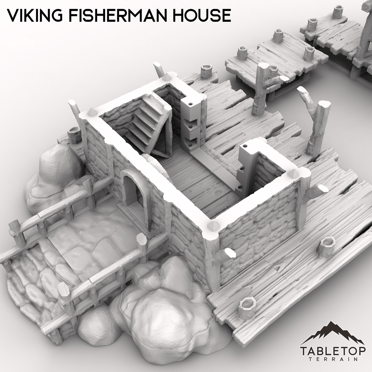 Tabletop Terrain Building Viking Fisherman House