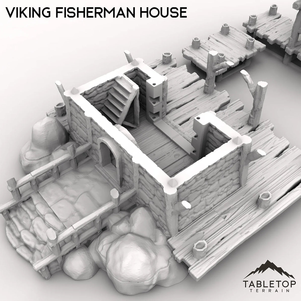 Tabletop Terrain Building Viking Fisherman House
