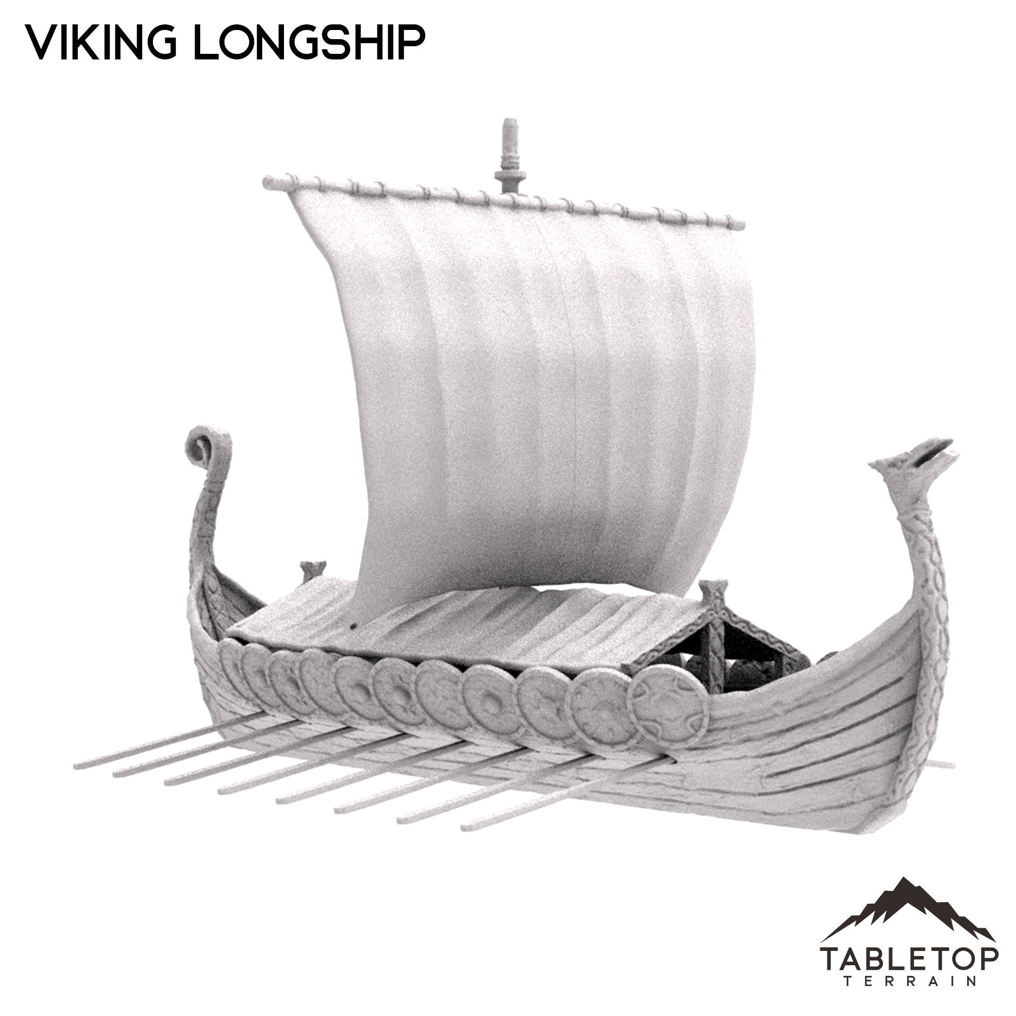 Viking Longship – Tabletop Terrain
