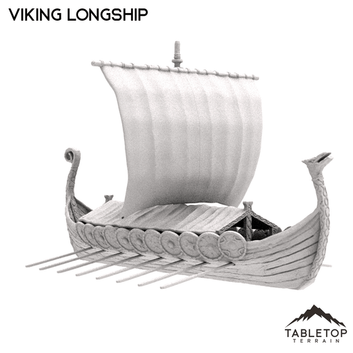 Tabletop Terrain Building Viking Longship
