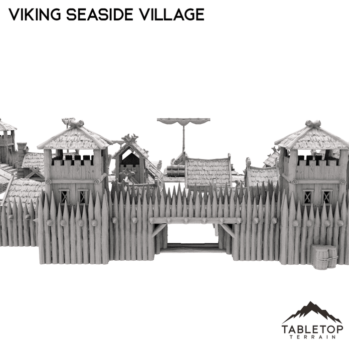 Tabletop Terrain Building Viking Seaside Village