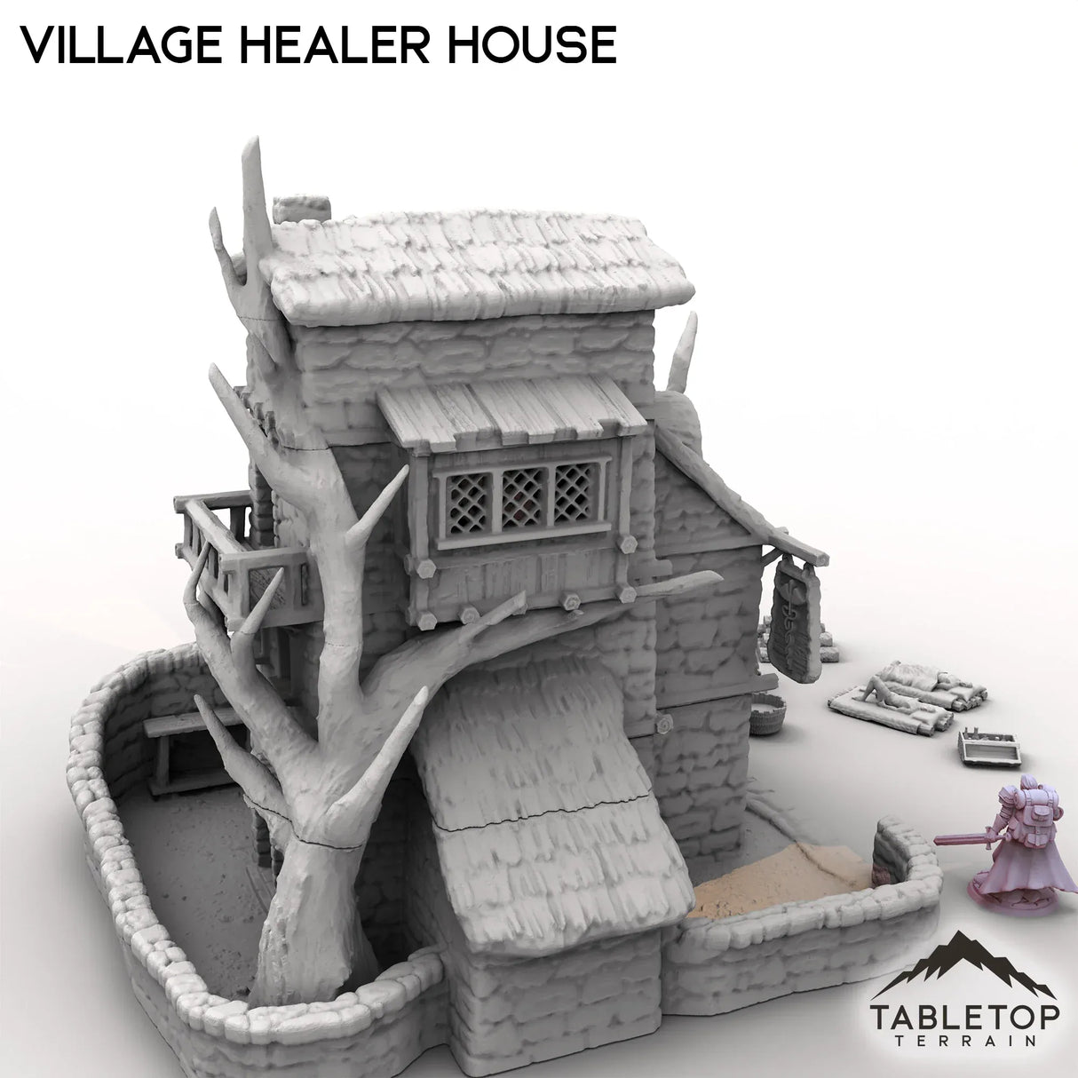 Tabletop Terrain Building Village Healer House