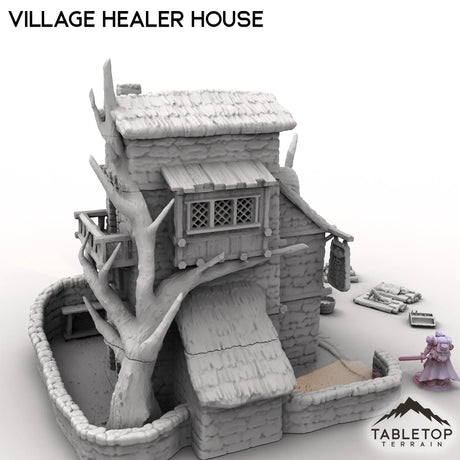 Tabletop Terrain Building Village Healer House