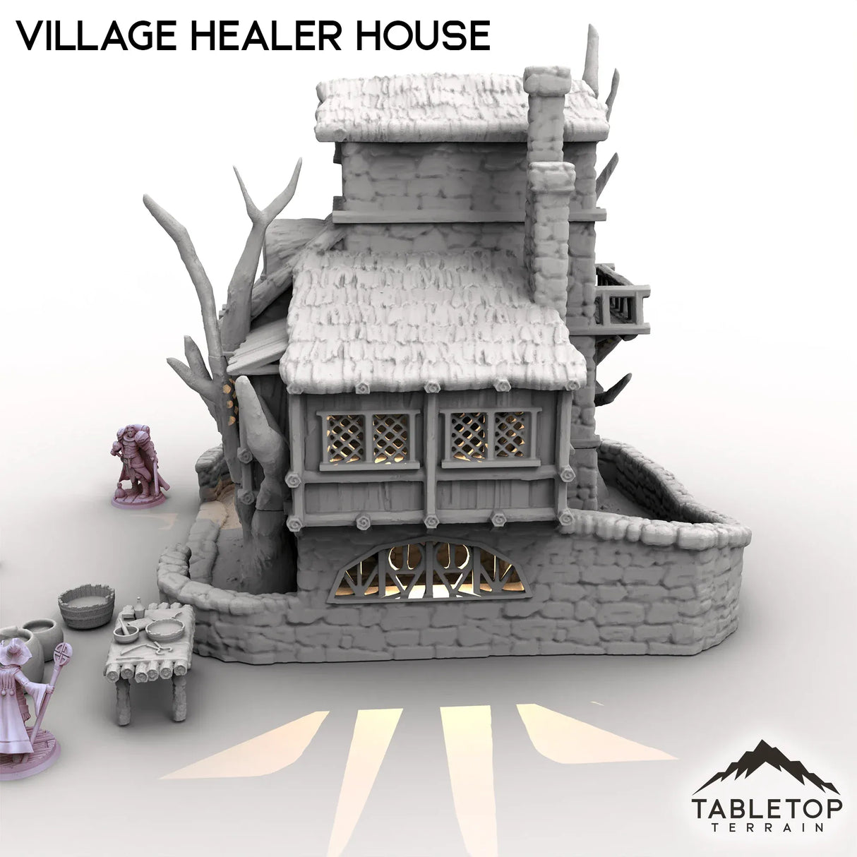 Tabletop Terrain Building Village Healer House