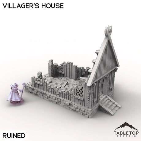 Tabletop Terrain Building Villager's House - Kingdom of Saxonia