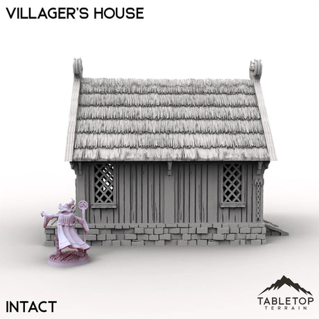 Tabletop Terrain Building Villager's House - Kingdom of Saxonia
