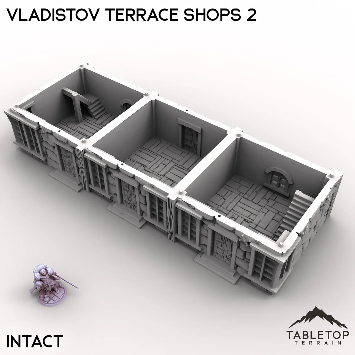 Tabletop Terrain Building Vladistov Terrace Shops 2