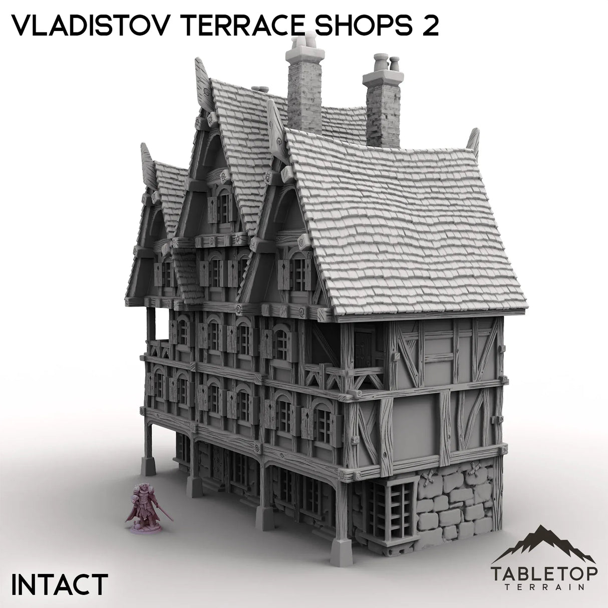 Tabletop Terrain Building Vladistov Terrace Shops 2