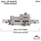 Tabletop Terrain Building Wall of Saints Hybrid Bunker