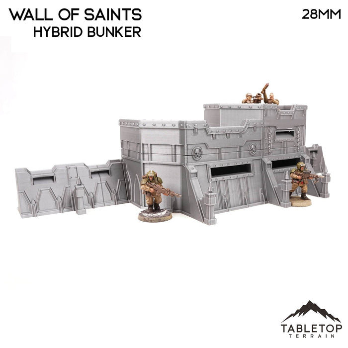 Tabletop Terrain Building Wall of Saints Hybrid Bunker