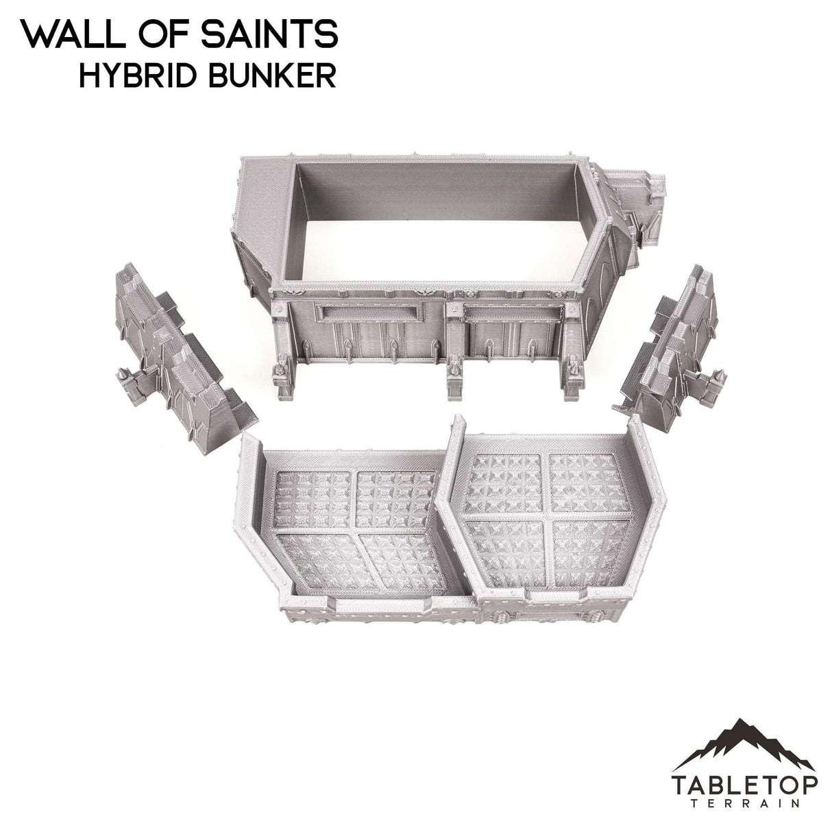 Tabletop Terrain Building Wall of Saints Hybrid Bunker