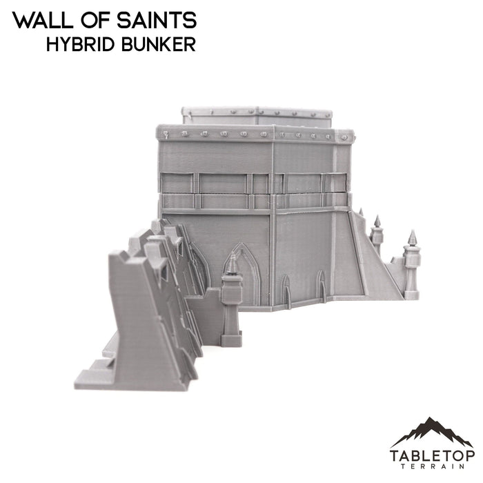 Tabletop Terrain Building Wall of Saints Hybrid Bunker