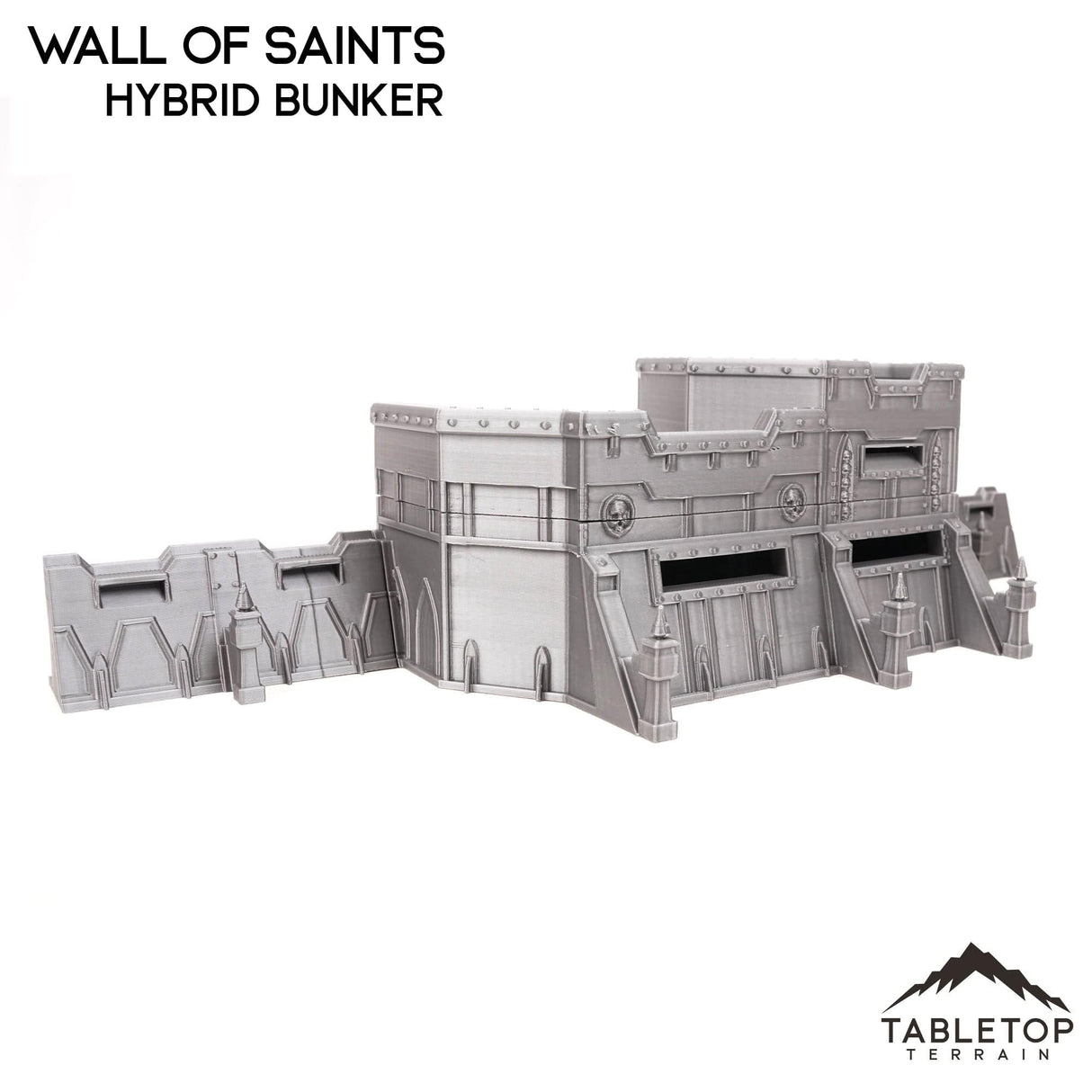 Tabletop Terrain Building Wall of Saints Hybrid Bunker