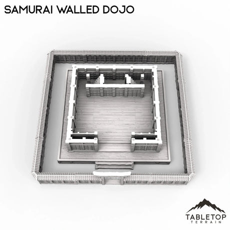 Tabletop Terrain Building Walled Samurai Dojo