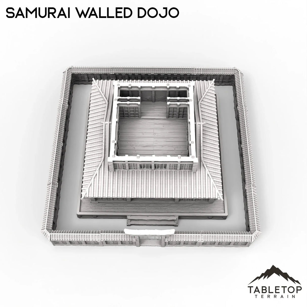 Tabletop Terrain Building Walled Samurai Dojo