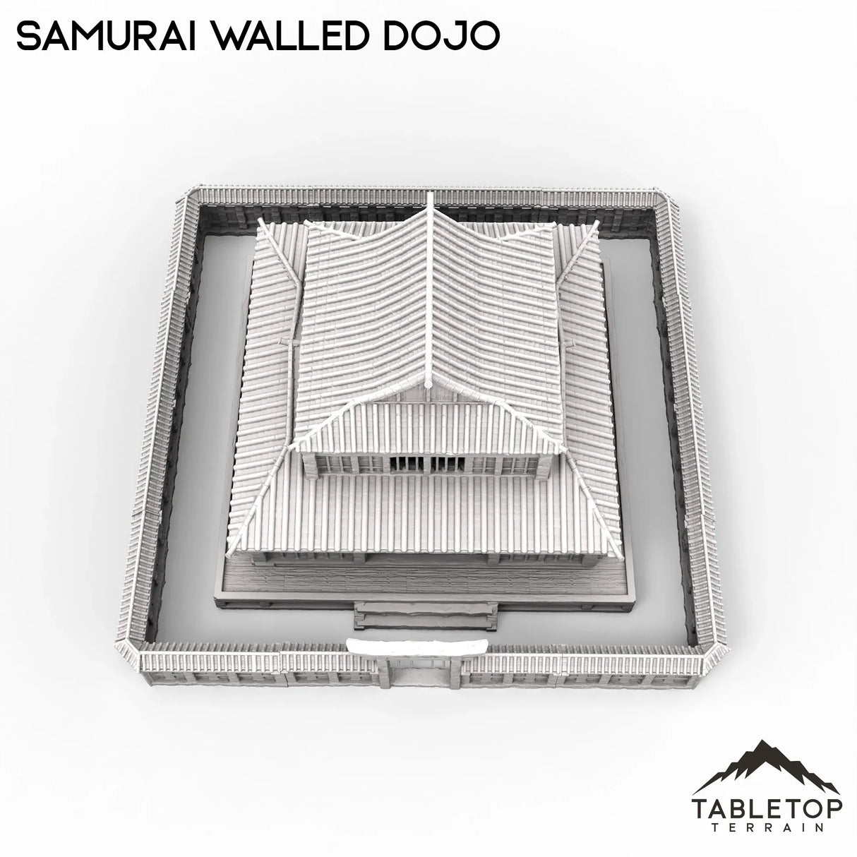 Tabletop Terrain Building Walled Samurai Dojo