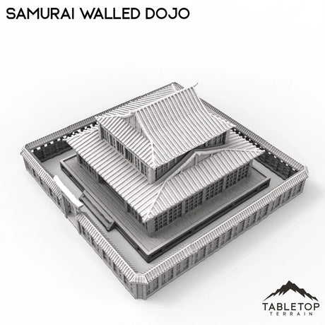 Tabletop Terrain Building Walled Samurai Dojo