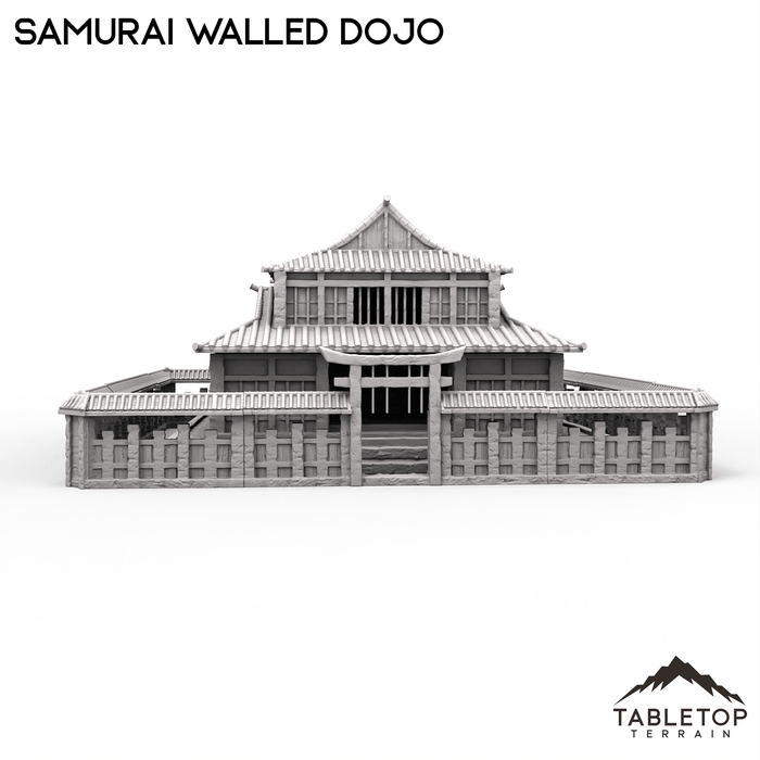 Tabletop Terrain Building Walled Samurai Dojo