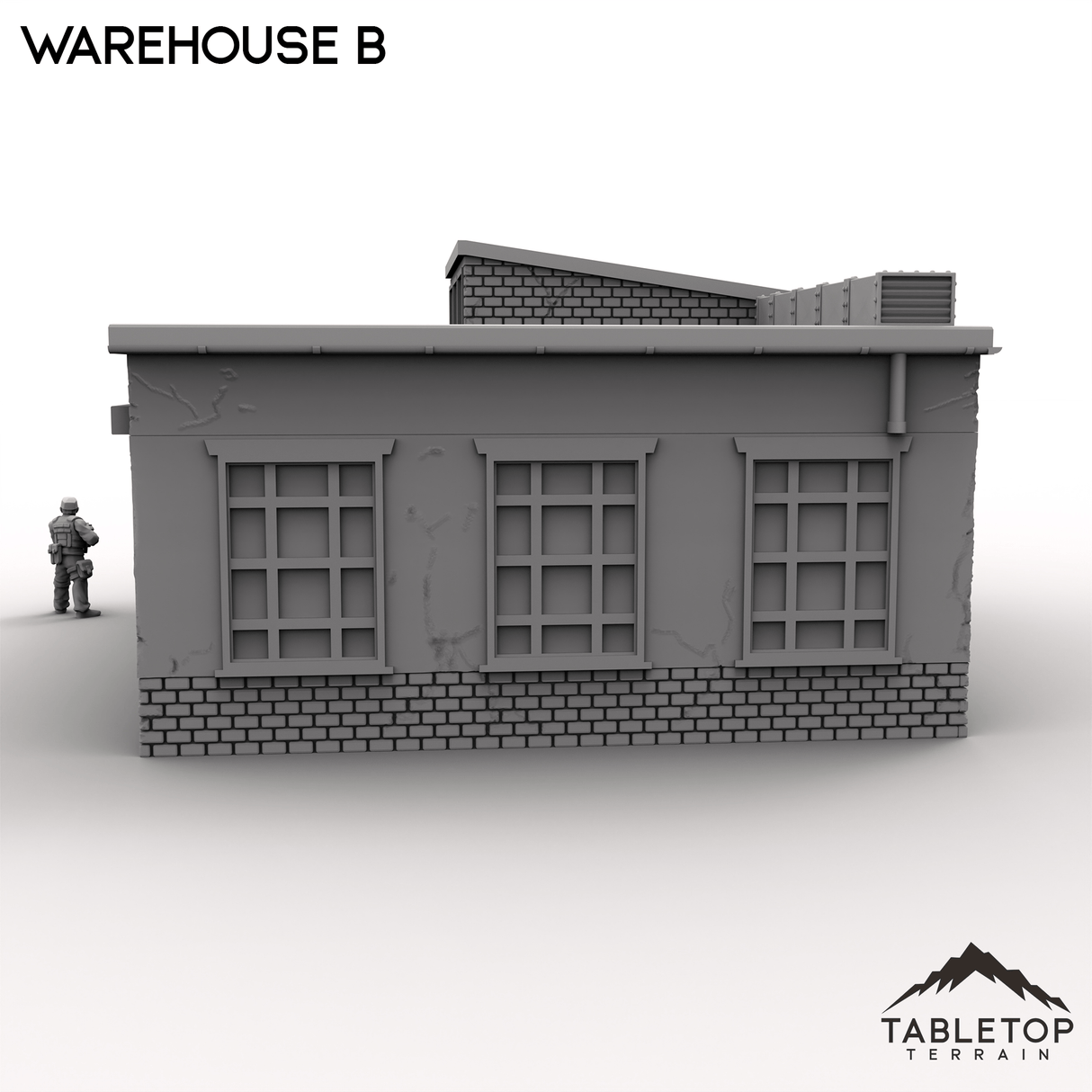 Tabletop Terrain Building Warehouse B - MCP Building