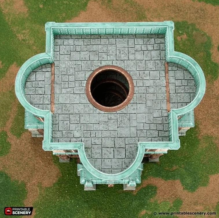Tabletop Terrain Building Warlocks Residence  - Rise of the Halflings - Fantasy Building