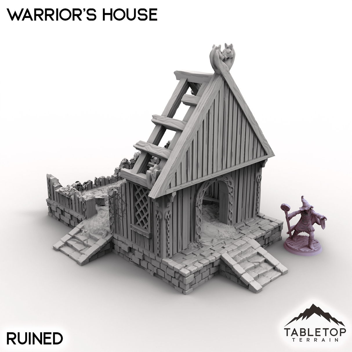Tabletop Terrain Building Warrior's Home - Kingdom of Saxonia