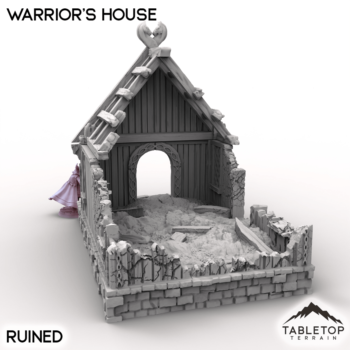 Tabletop Terrain Building Warrior's Home - Kingdom of Saxonia