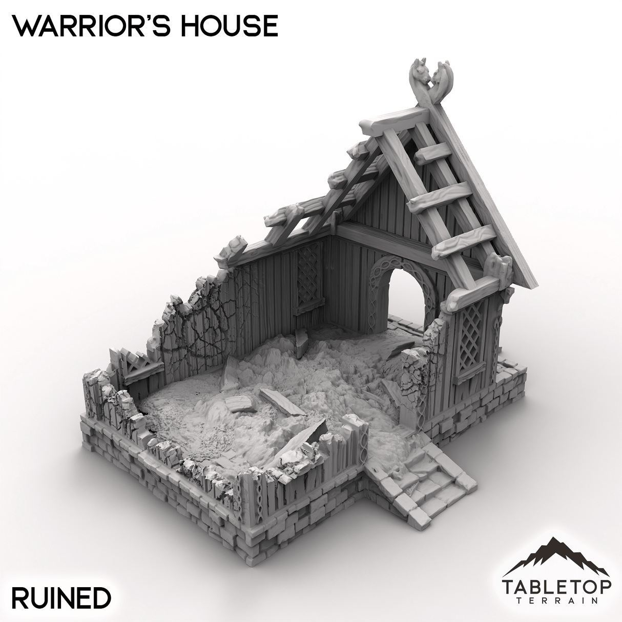 Tabletop Terrain Building Warrior's Home - Kingdom of Saxonia