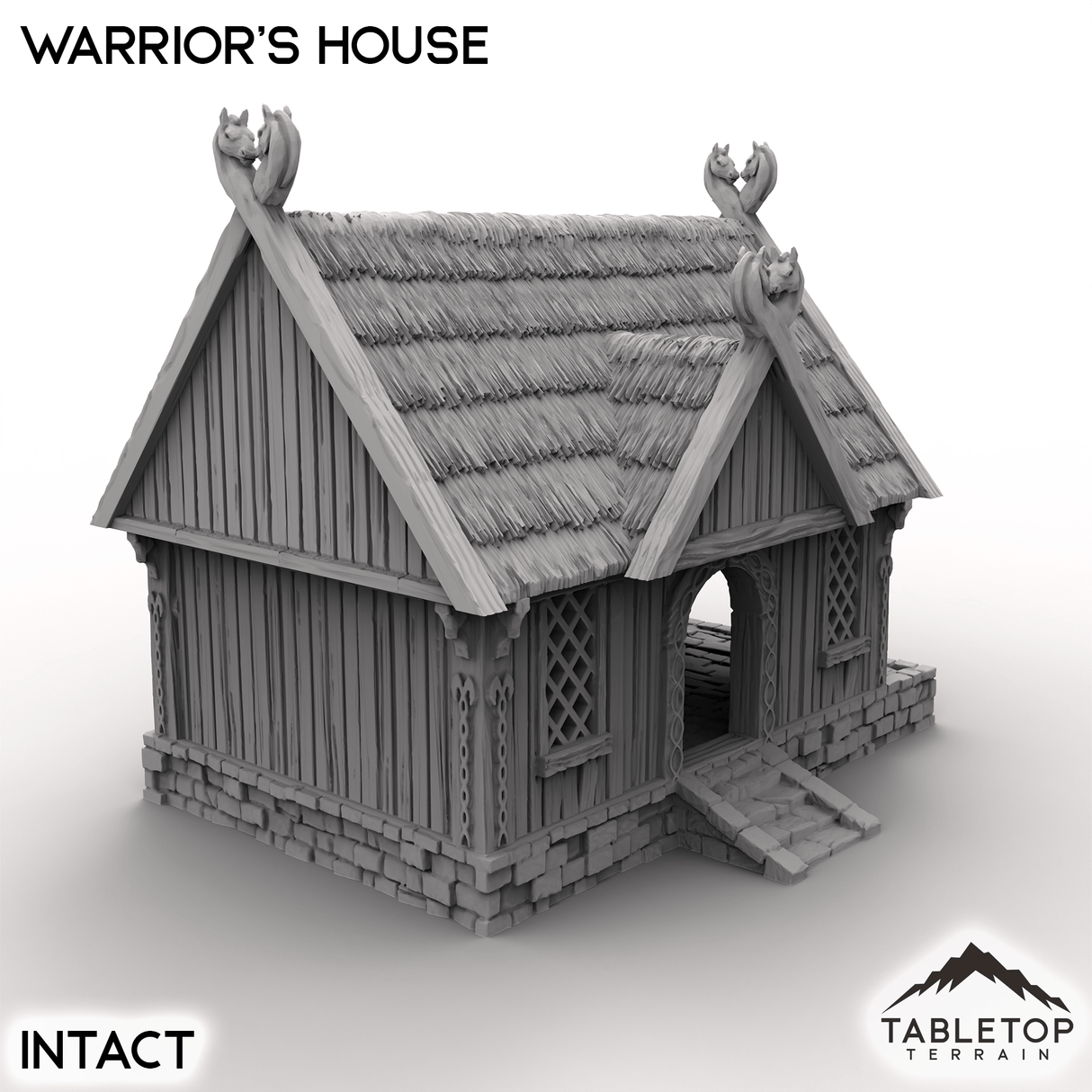 Tabletop Terrain Building Warrior's Home - Kingdom of Saxonia